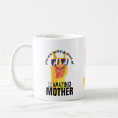 FUNNY LLAMA U bent geweldig MOTHER GRANDMA NONNA Koffiemok (Links)