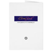 Funny Llama vertelt het je, Moederdag Kaart (Achterkant)