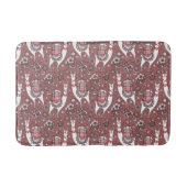 Funny Llamas Pattern Badmat (Voorkant)