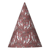 Funny Llamas Pattern Feesthoedjes (Voorkant)