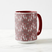 Funny Llamas Pattern Mok (Voorkant rechts)