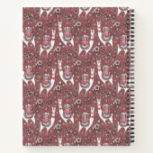 Funny Llamas Pattern Notitieboek (Achterkant)