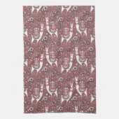 Funny Llamas Pattern Theedoek (Verticaal)