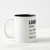 Funny Loan Officer Definition Two-Tone Coffee Mok (Links)