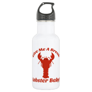 Funny Lobster Bake Maine Fun Party Toon Waterfles