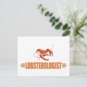 Funny Lobster Briefkaart (Staand voorkant)