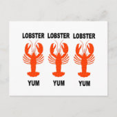 Funny lobster briefkaart (Voorkant)