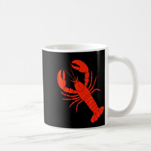 Funny Lobster Design For Men Women Kids Animal Lob Koffiemok (Rechts)