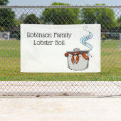 Funny Lobster in een Pot Spandoek (Insitu)