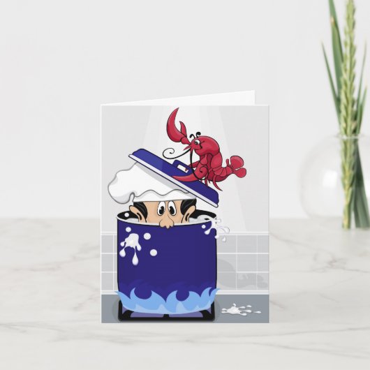 Funny Lobster Kaart (Voorkant)