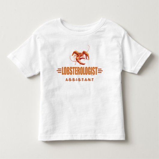 Funny Lobster Kinder Shirts (Voorkant)