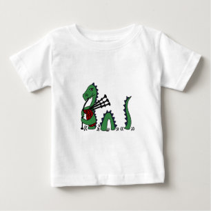 Funny Loch Ness Monster die Bagpipes afspeelt