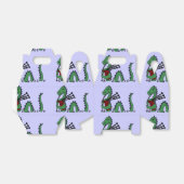Funny Loch Ness Monster die Bagpipes afspeelt Bedankdoosjes (Uitgevouwen)