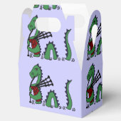 Funny Loch Ness Monster die Bagpipes afspeelt Bedankdoosjes (Geopend)