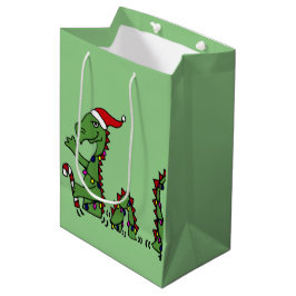 Funny Loch Ness Monster kerstcadeau Medium Cadeauzakje