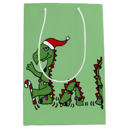 Funny Loch Ness Monster kerstcadeau Medium Cadeauzakje