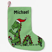 Funny Loch Ness Monster kerststop Kleine Kerstsok (Voorkant)