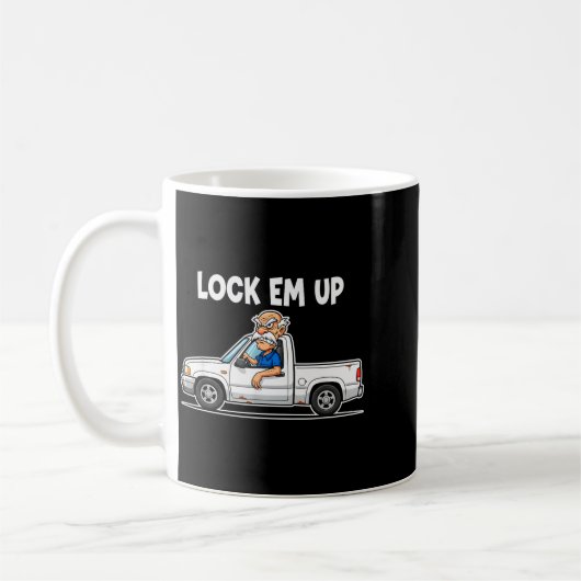 Funny Lock Em Up Private Property  Koffiemok (Links)