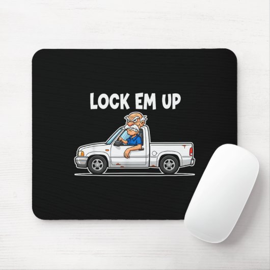 Funny Lock Em Up Private Property Muismat (Met muis)