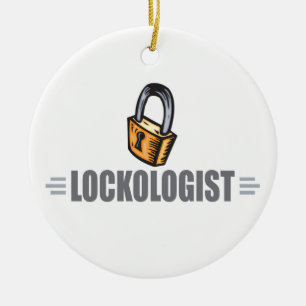 Funny Locksmith Keramisch Ornament
