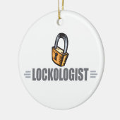 Funny Locksmith Keramisch Ornament (Links)