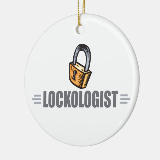 Funny Locksmith Keramisch Ornament (Links)