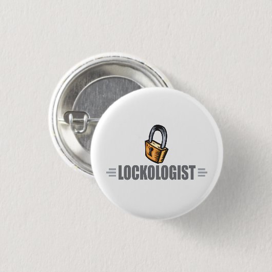 Funny Locksmith Ronde Button 3,2 Cm (Voorkant /achterkant)