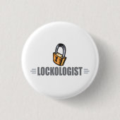 Funny Locksmith Ronde Button 3,2 Cm (Voorkant)