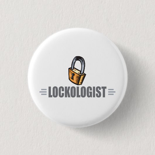 Funny Locksmith Ronde Button 3,2 Cm (Voorkant)