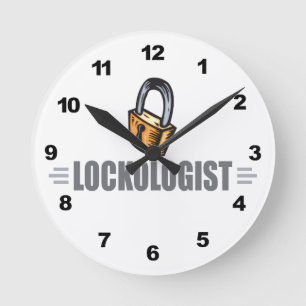 Funny Locksmith Ronde Klok