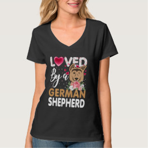 Funny Loed by Dog T Crazy Humor T-shirt Plus Size