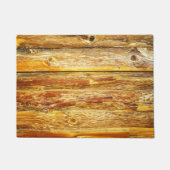 Funny Log Cabin Wood Kijk Deurmat (Voorkant)