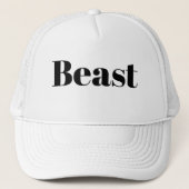 Funny LOL Novelty Baseball BEAST Trucker Pet (Voorkant)