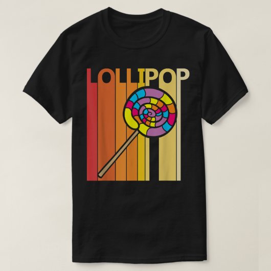 Funny Lollipop snoep T-shirt (Design voorkant)