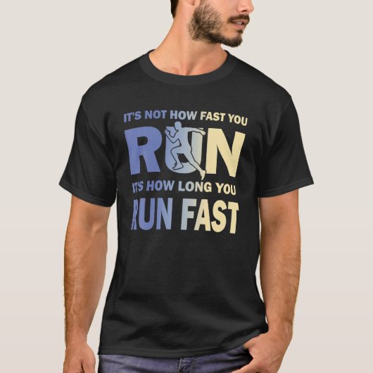 Funny Long Distance Runner XC Coach Cross Country T-shirt (Voorkant)
