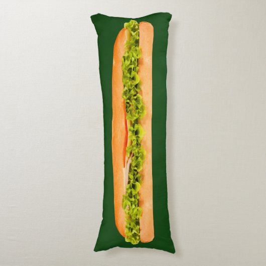 Funny Long Sandwich Bed Pillow Lichaamskussen (Voorkant Verticaal)