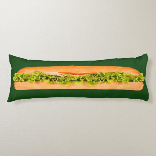 Funny Long Sandwich Bed Pillow Lichaamskussen (Voorkant)