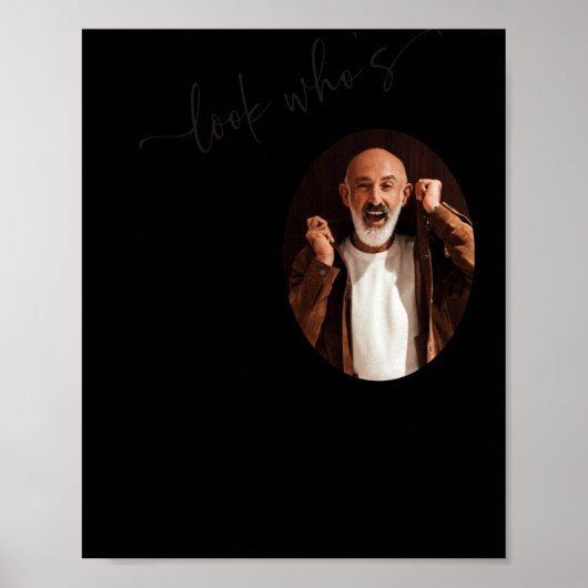 Funny Look Whos 60 Stylish 60th Birthday Poster (Voorkant)