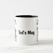 Funny Looking Busy Personalized Work Mug Tweekleurige Koffiemok (Center)