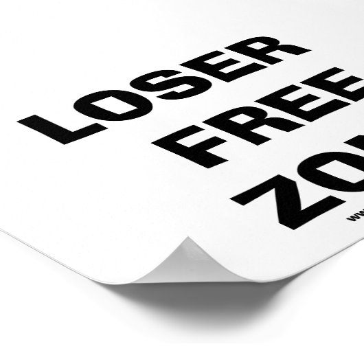 Funny Loser Poster (Hoek)