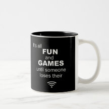 Funny Losing WiFi Internet - zwart