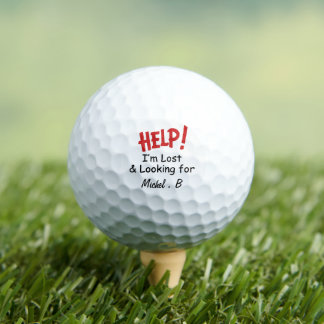 Funny Lost Ball Custom Name Golf Ball Golfballen