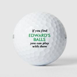 Funny Lost Ball Quote, gepersonaliseerd Golfballen