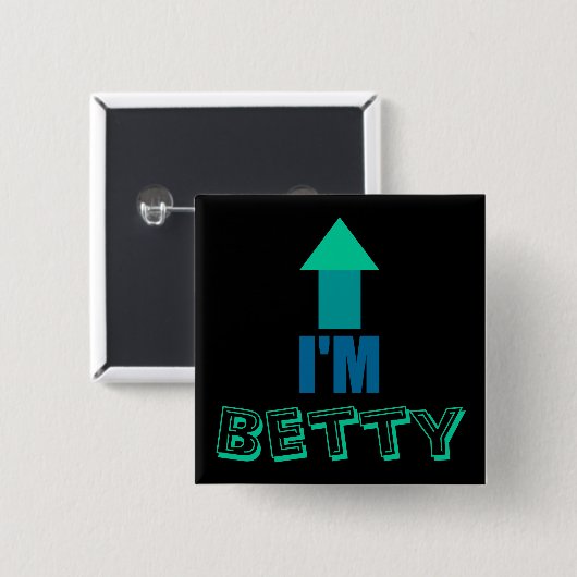 Funny Lost Couples Vierkante Button 5,1 Cm (Voorkant /achterkant)