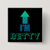 Funny Lost Couples Vierkante Button 5,1 Cm (Voorkant)