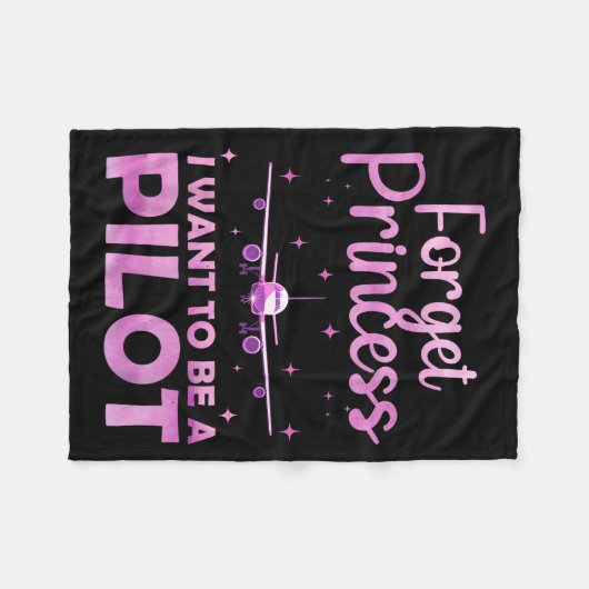 Funny Lot Design For Women Girl Aviation Airplane  Fleece Deken (Voorkant (Horizontaal))