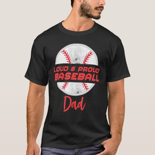 Funny Loud en Proud Baseball Pap T-shirt (Voorkant)