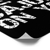 Funny Louisiana Cajun Quote Don't Make Me Go Cajun Poster (Hoek)