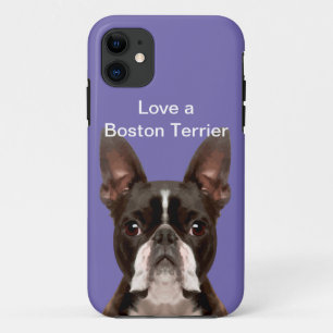 Funny Love A Boston Terrier Case-Mate iPhone Case