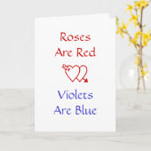 Funny Love Afstuderen Kaart: Rozen zijn rood Kaart (Gele Bloem)